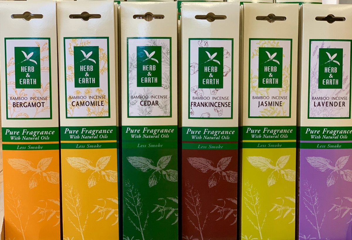 Herbs & Earth Pure Bamboo Incense Crystal Garden Metaphysical Shop