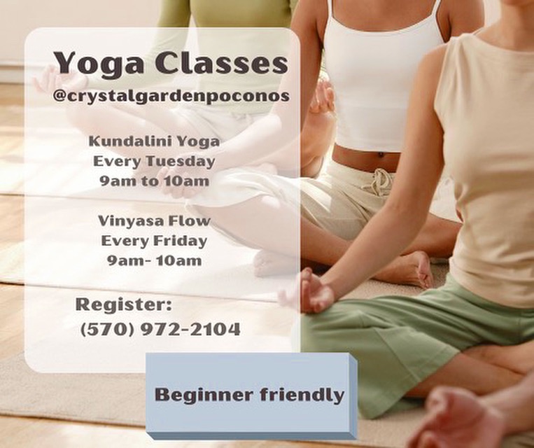Ongoing Yoga Classes at Crystal Garden - Crystal Garden Metaphysical ...