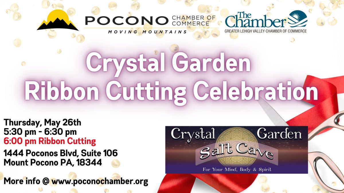 Crystal Garden Ribbon Cutting Celebration Crystal Garden Metaphysical Shop, Mt Pocono, PA