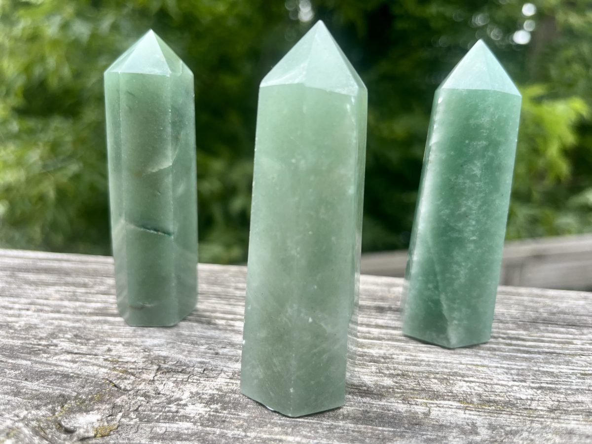 Green Aventurine Tower - Crystal Garden Metaphysical Shop, Mt Pocono, PA