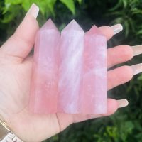Rose Quartz Tower - Crystal Garden Metaphysical Shop, Mt Pocono, PA