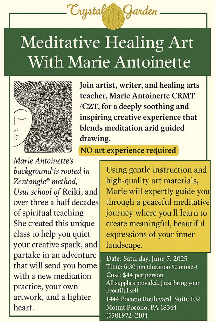 Meditative Healing Art Marie Antoinette - Crystal Garden Metaphysical ...
