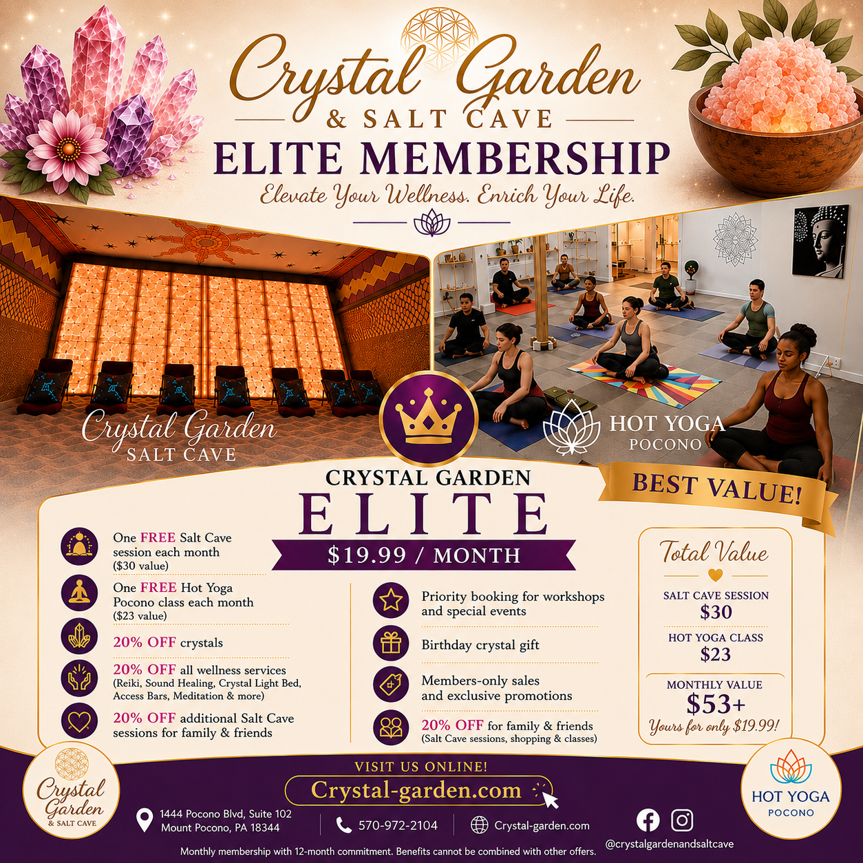 Crystal Garden Elite Membership